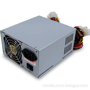 400W Switching Power Supply with Dual 80mm Fans, Compatible with ATX12V v2.3